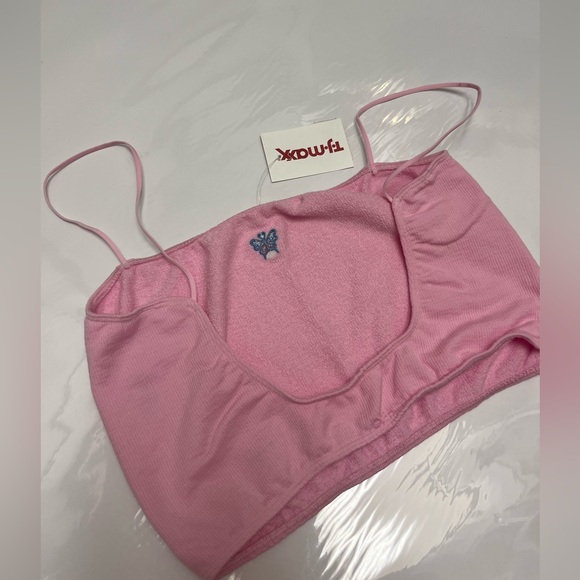 NWT ⚜️💖⚜️ Out From Under Riley Seamless Low-Back Cropped Top - Picture 14 of 16
